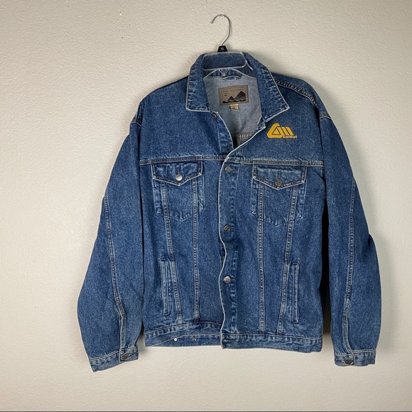 Port Authority Denim Jacket Mens Size Large